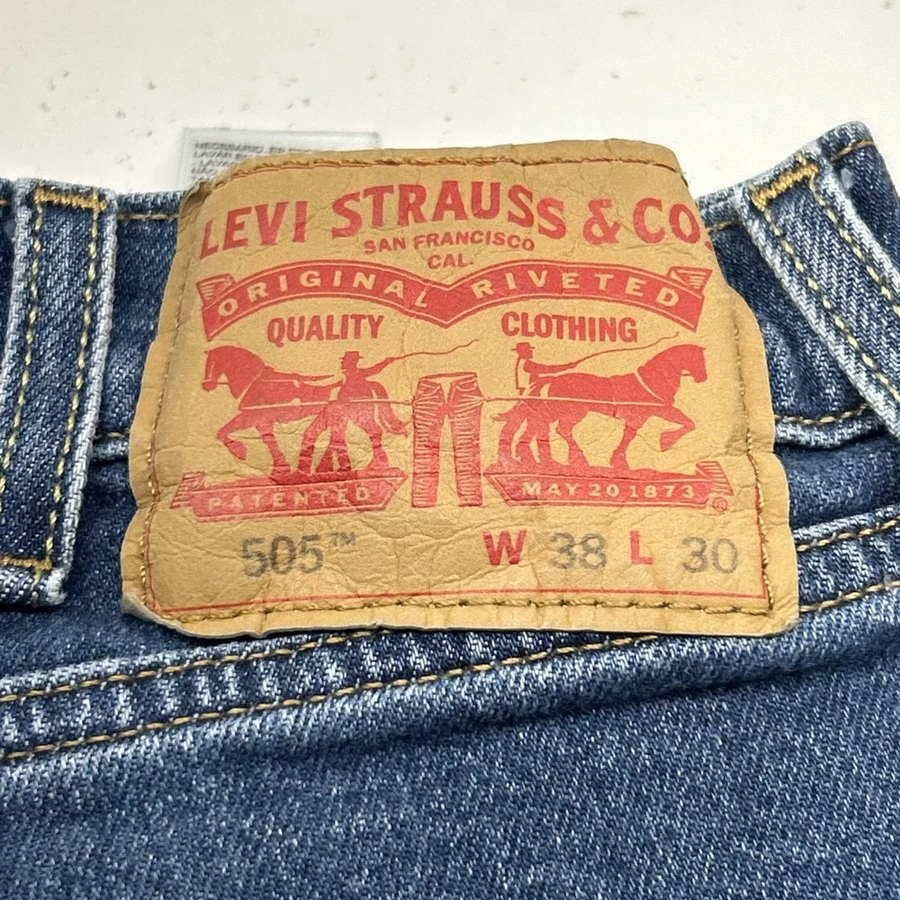 Levi‎ 505 38 X 30 Straight Cut Men's Jeans